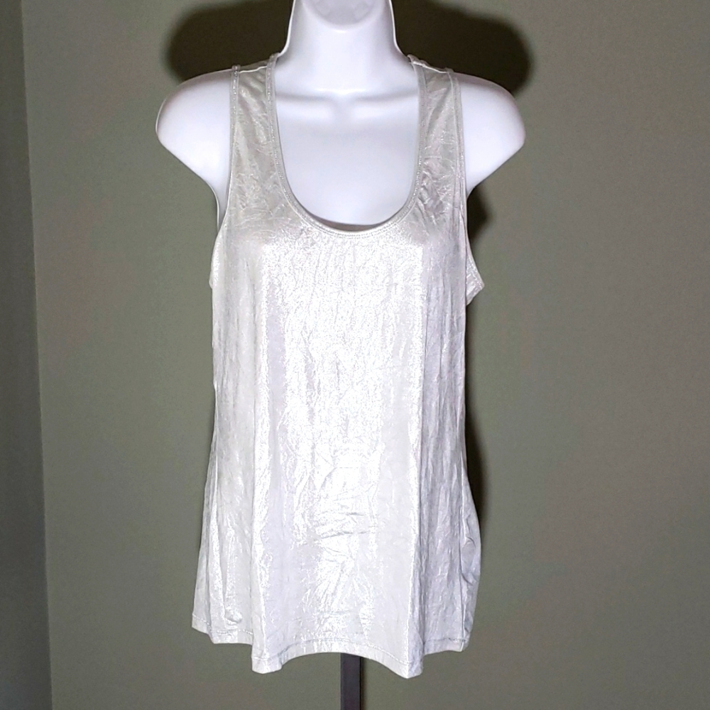 Silver tank top
